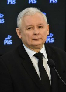 Jarosław Kaczyński, the leader of Law and Justice and the mastermind of the 'good change'. He is often jokingly referred to as the Chairman of the State. Source: Wikimedia Commons