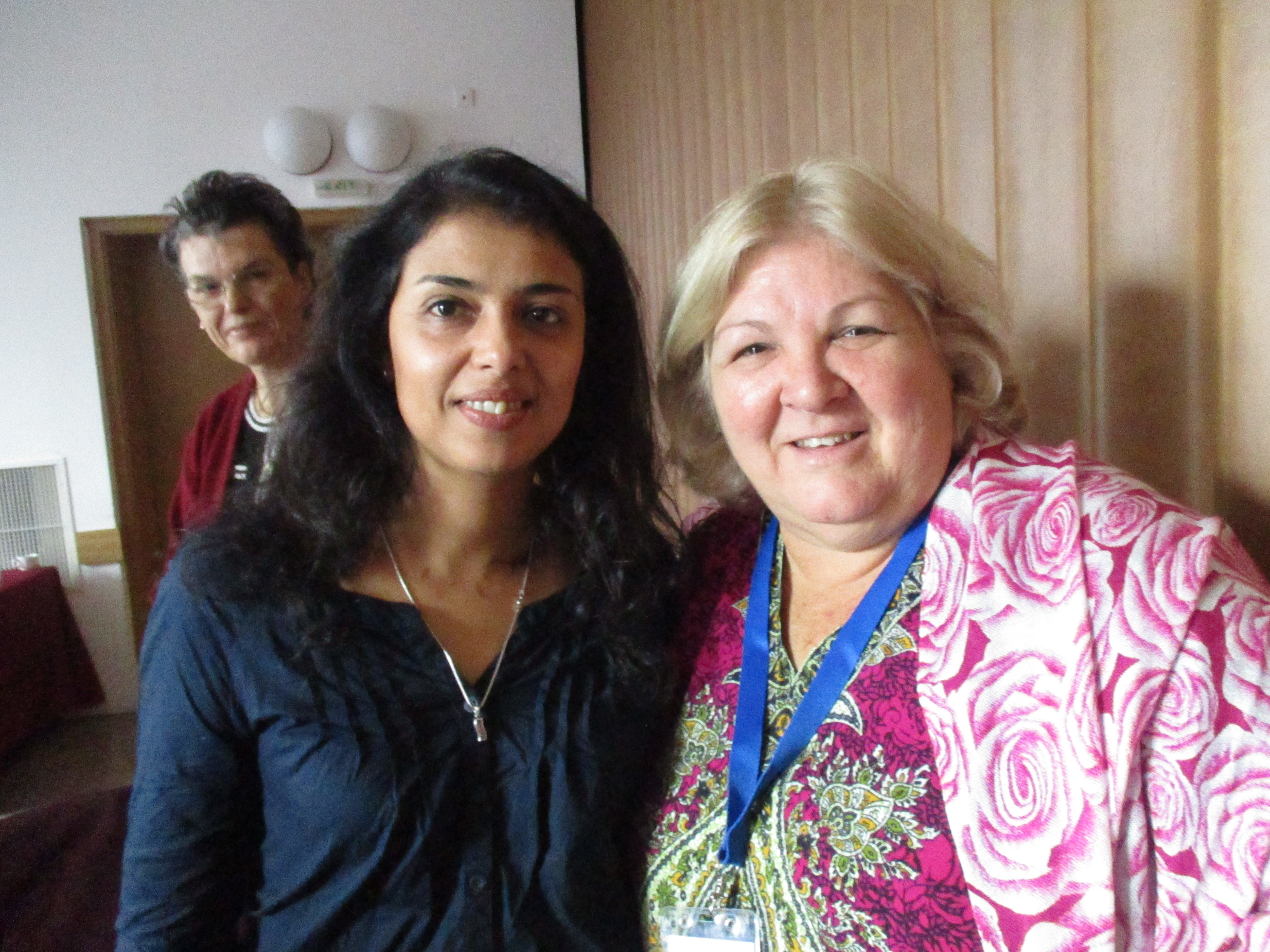 Алейда Гевара заедно с ръководителката на "Солидарна България" Ваня Григорова. Снимка: Къдринка Къдринова