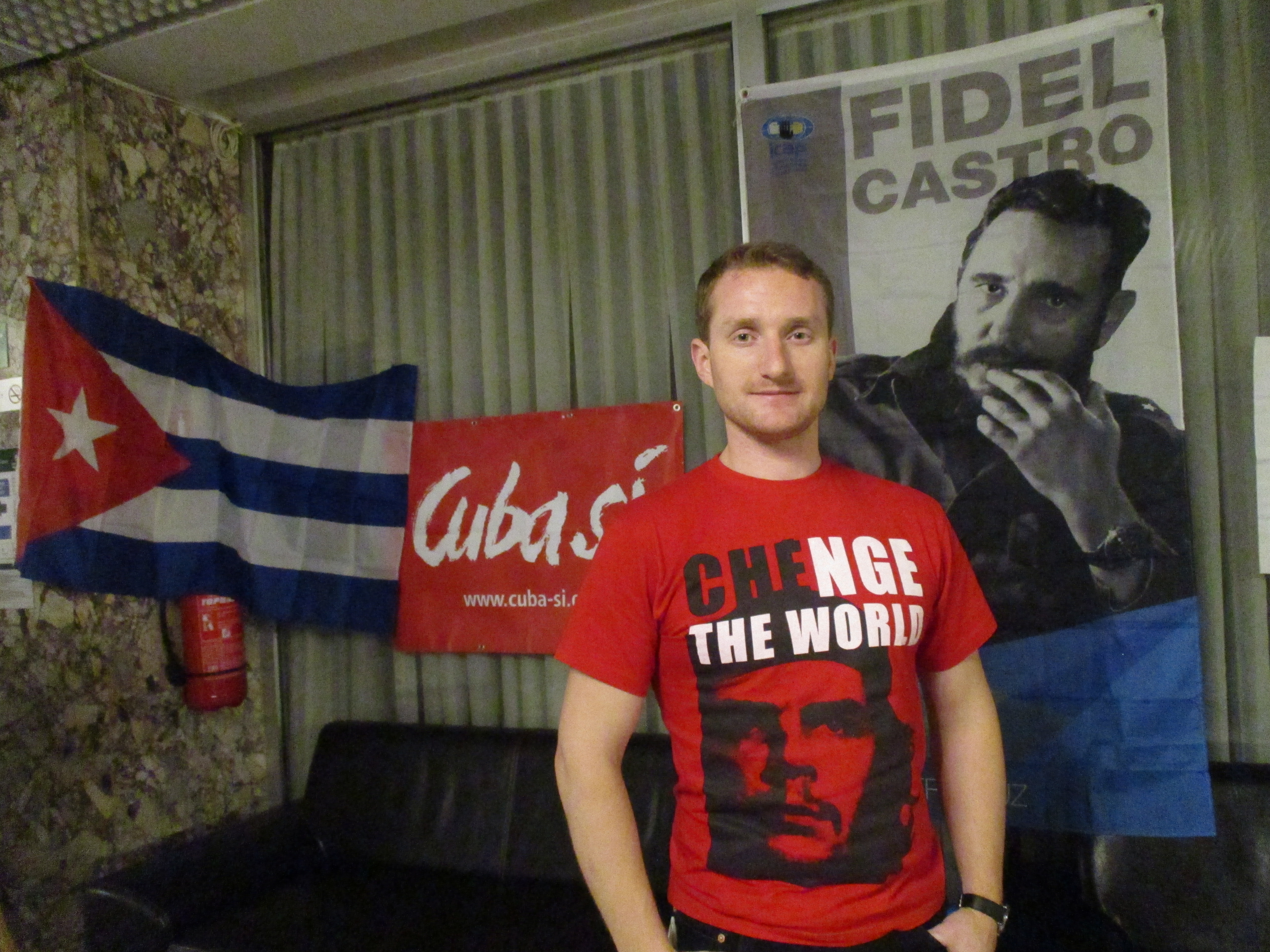 Станислав Ретински по време на международната среща за солидарност с Куба в София. Снимка: Къдринка Къдринова