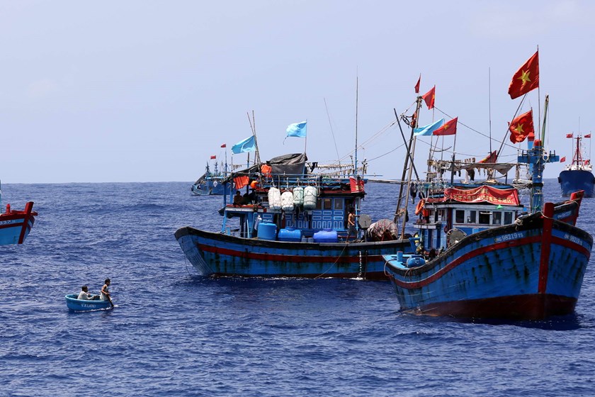 Виетнамски рибарски кораби