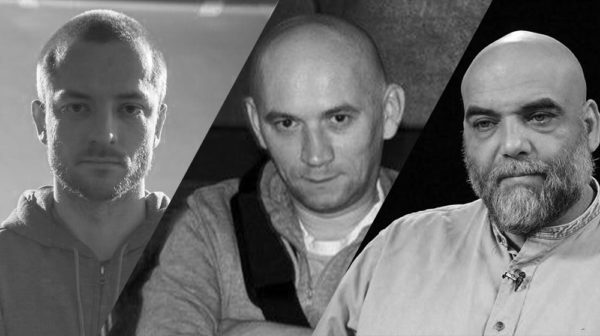 Отляво надясно: Кирил Радченко, Александър Расторгуев и Орхан Джемал. Снимка: pravmir.ru