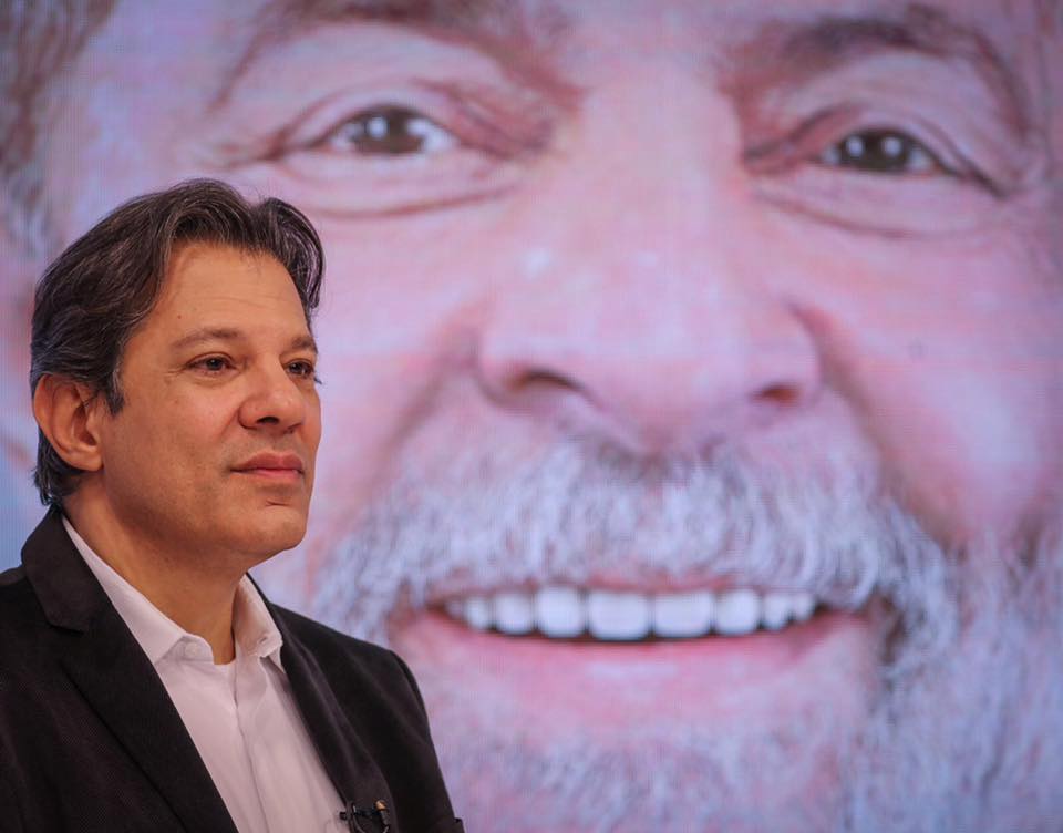 Фернандо Адад става официален кандидат-президент на Бразилия от името на Работническата партия и съюзени с нея леви формации. Снимка: Фейсбук