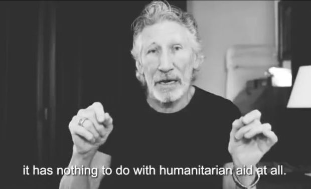 В свое видеообръщение Роджър Уотърс порица инициативата за концерта Venezuela Aid Live и призова за ненамеса във венесуелските вътрешни работи