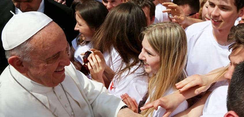 Папа Франциск сред участници в Световните дни на католическата младеж в Краков