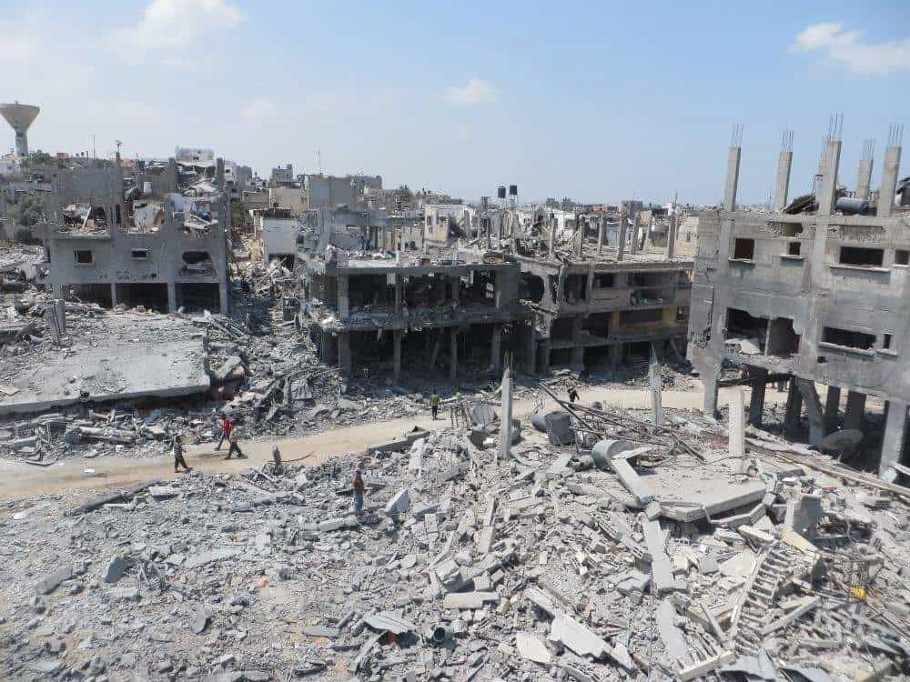 Ивицата Газа остава в руини две години след последната война Снимка: Wikimedia Commons