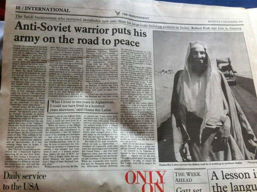 Преди няколко десетилетия Осама бин Ладен беше положителен медиен герой. Днес някои от наследниците му отново биват представяни целите в бяло. Урокът изглежда не е научен.