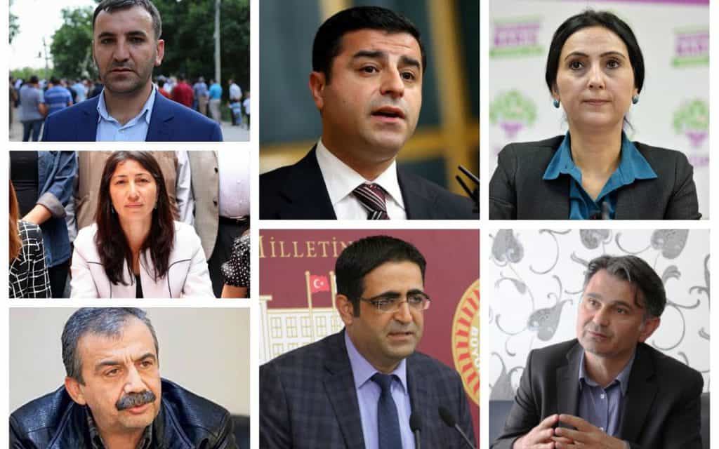Част от арестуваните в петък кюрдски депутати