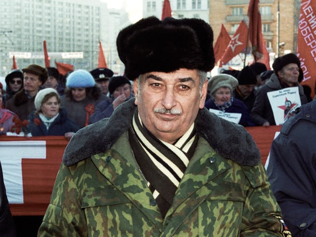 Евгений Джугашвили често можеше да бъде видян на комунистически манифестации в Русия и Грузия