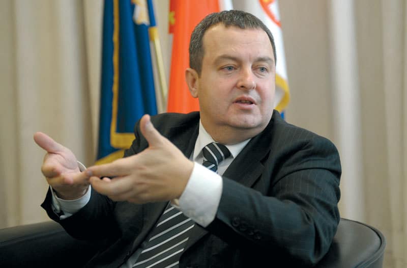 Сръбският външен министър Ивицоа Дачич