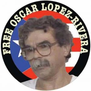 Плакат за освобождаването на Оскар Лопес от края на 90-те