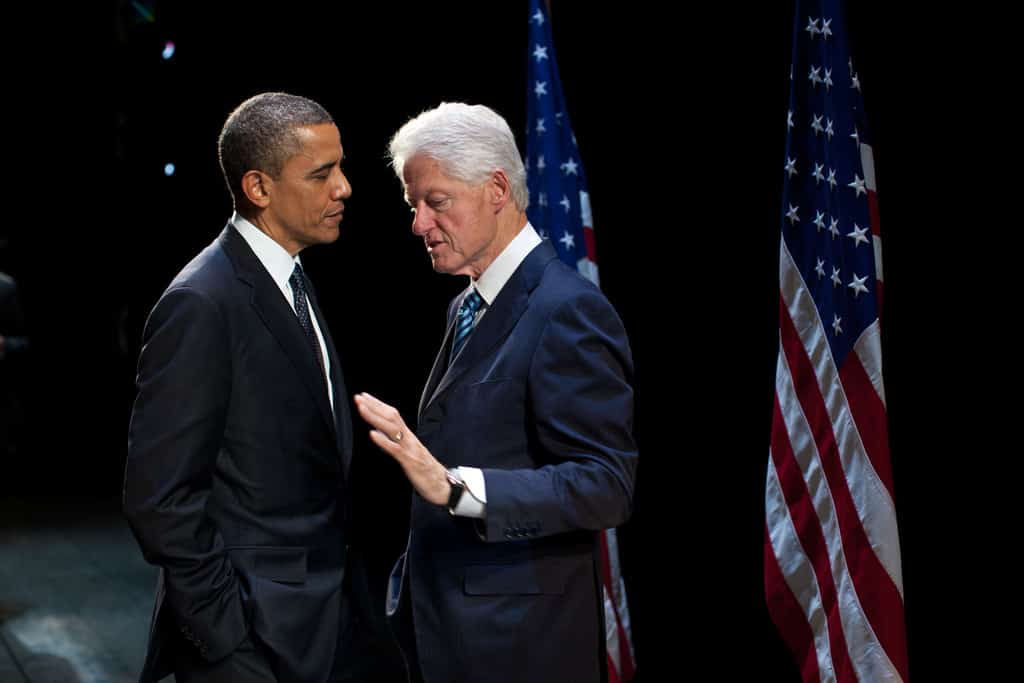 Барак Обама и Бил Клинтън. Снимка: Wikimedia Commons