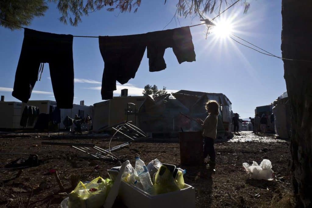 Пролетта носи повече слънце в бежанския лагер Рицона. Снимка: proceso.com.mx 