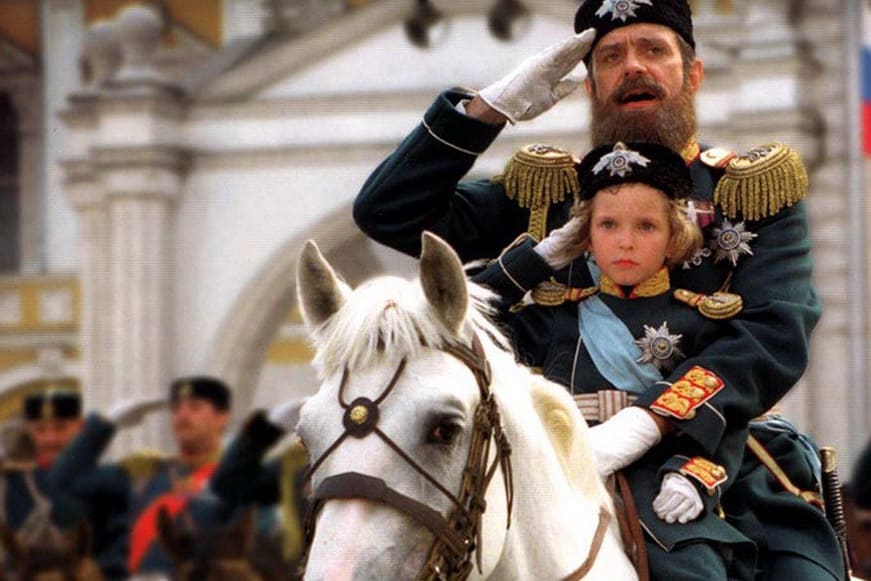Никита Михалков се вживя пълнокръвно в образа на цар Александър Трети в своя филм "Сибирският бръснар". Снимка: LiveInternet