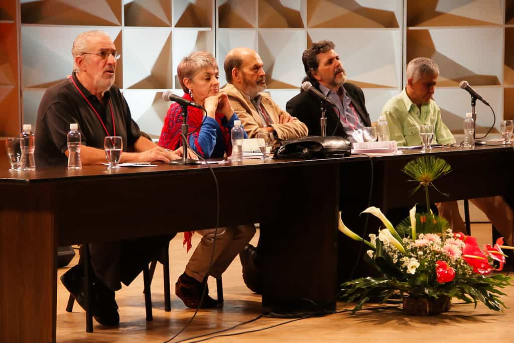 Момент от миналагадишно заседание на Мрежата на интелектуалците в защита на човечеството в Каракас. Снимка: humanidadenred.org.ve