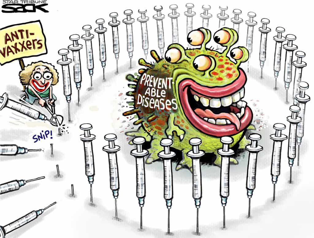 Източник: http://www.startribune.com/sack-cartoon-vaccinations/289998831/