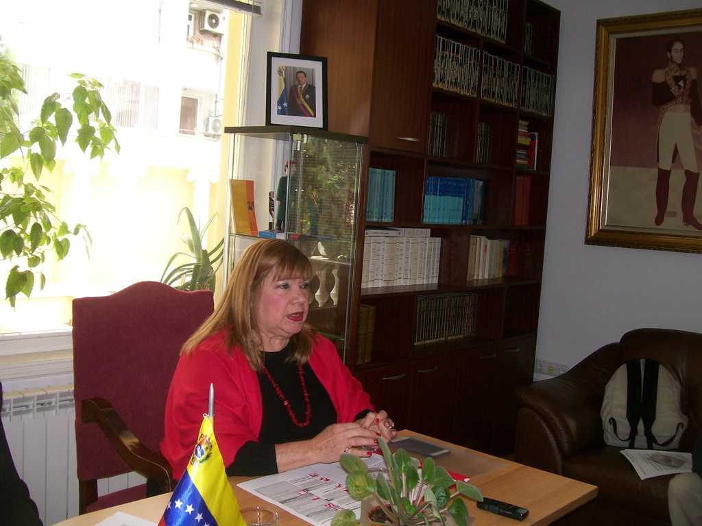 Ориета Каапони, извънреден и пълномощен посланик на Боливарска република Венесуела у нас. Снимка: Къдринка Къдринова 