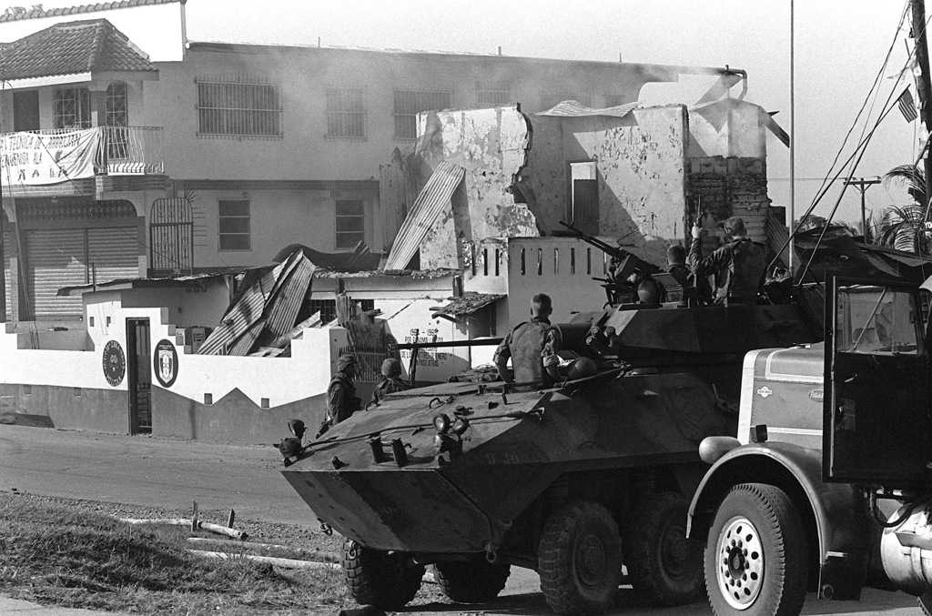 "Справедлива кауза" е назована войната на САЩ срещу миниатюрна Панама в края на 1989 г. Снимка: Уикипедия