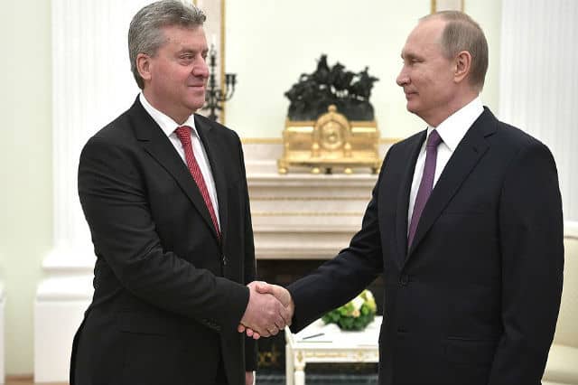 По време на срещата между Георге Иванов и Владимир Путин в Кремъл. Снимка: kremlin.ru