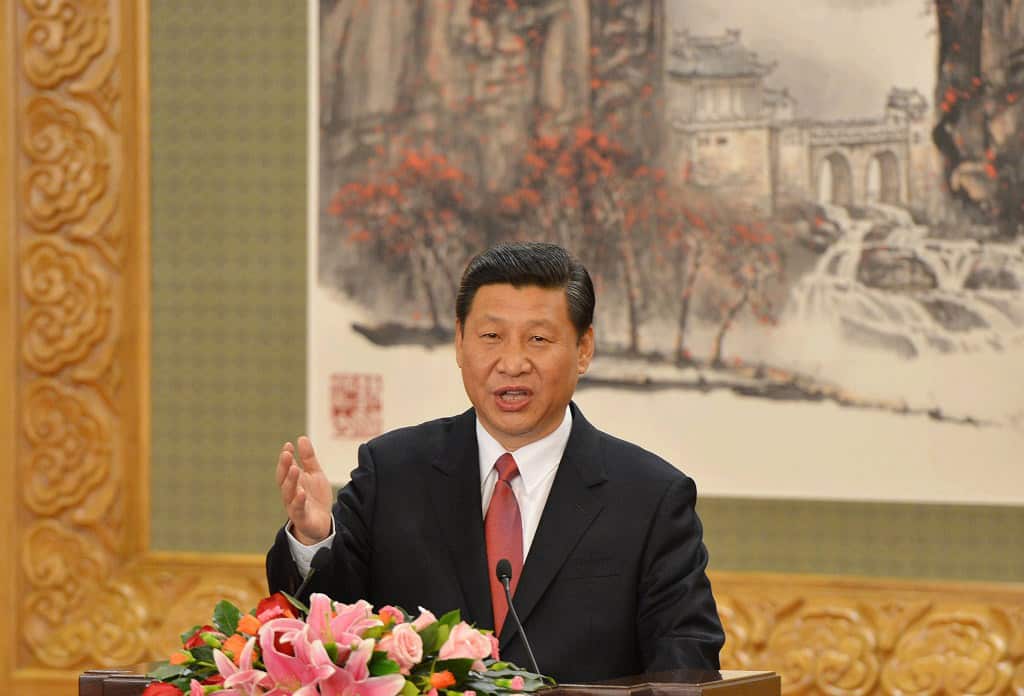 Китайският президент Си Цзинпин се обърна със стратегическа реч към участниците в пекинския форум "Един пояс, един път". Снимка: brecorder