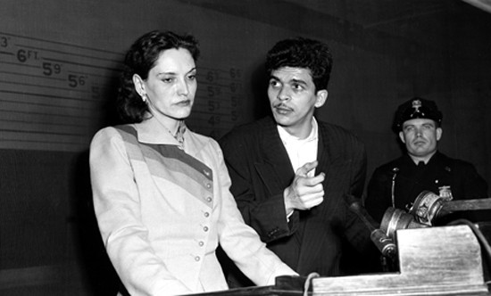 Лолита Леброн и Рафаел Кансел по време на процеса срещу тях. Снимка: архив