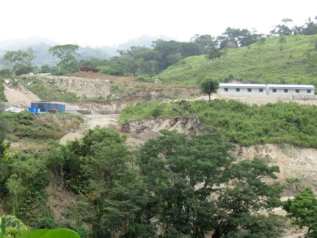 Това е районът около река Гуалкарке в Западен Хондурас, за който бе предвиден строежът. Снимка: Resumen Latinoamericano