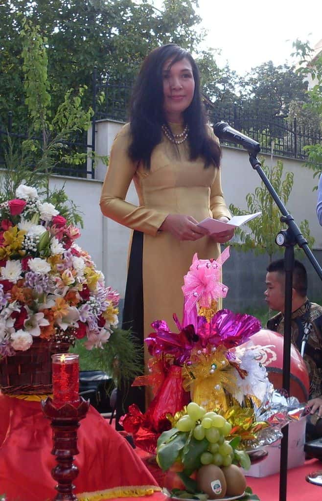 Посланикът на Виетнам у нас г-жа Нгуен Тхи Хонг. Снимка: Къдринка Къдринова