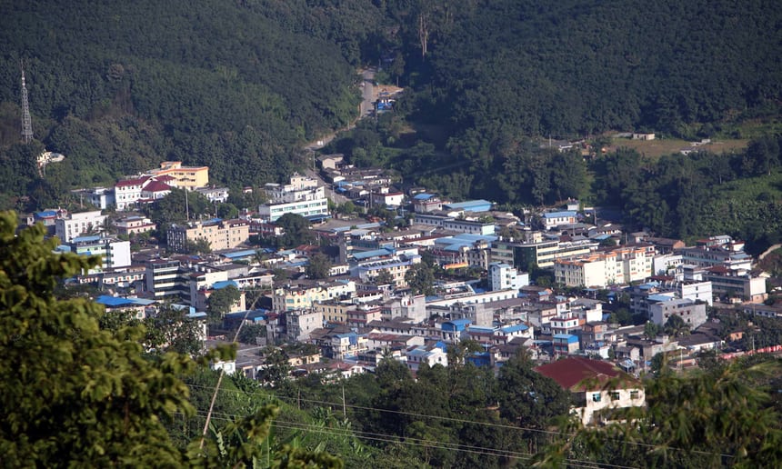 Град Лайза е малък, но важен. Източник: Khin Maung Win/AP