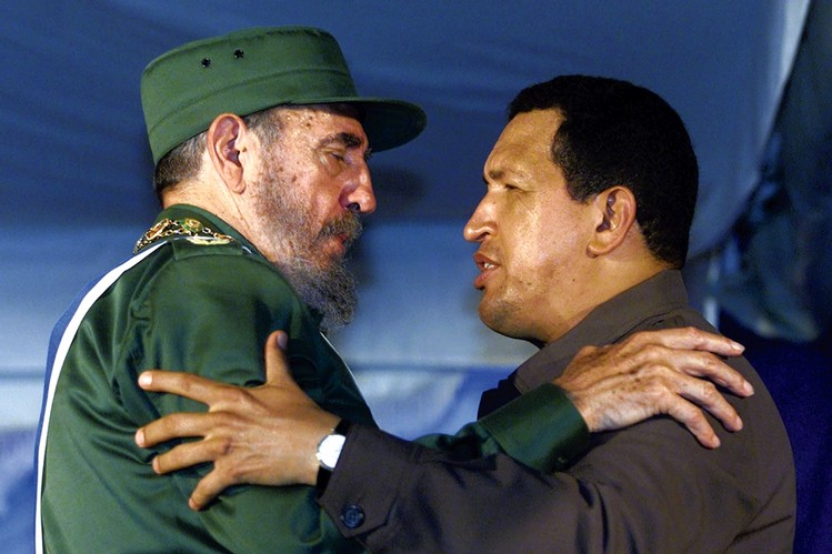 Фидел Кастро и Уго Чавес
