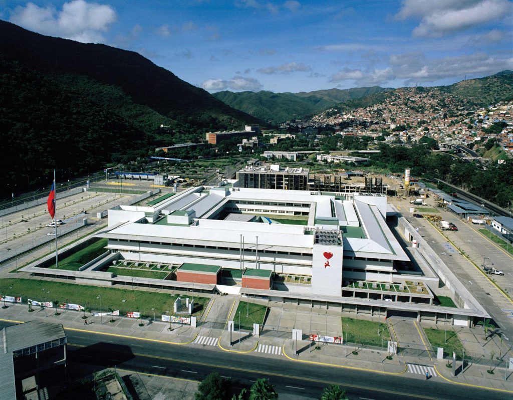 Супермодерната Латиноамериканска детска кардиологична болница в Каракас.