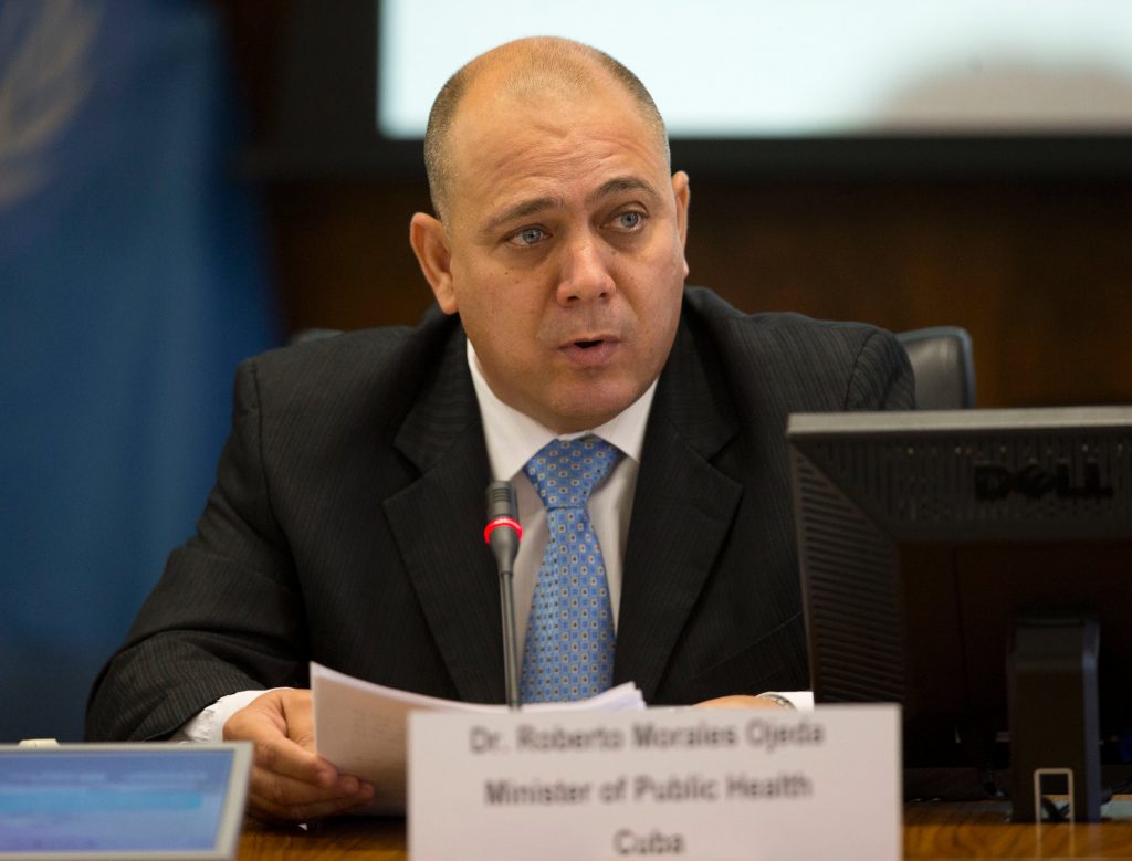 Вицепрезидентът Роберто Томас Моралес Охеда е бивш министър на здравеопазването. Снимка: cubadebate