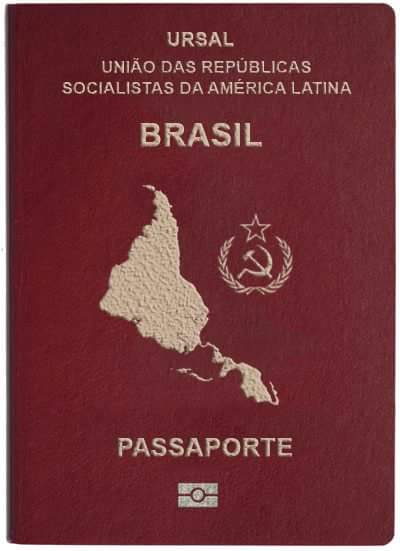 Това пък е предложението за паспорт на бразилското поделение на URSAL. Снимка: Туитър