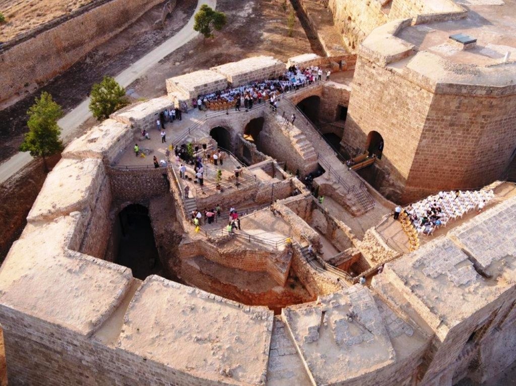 Откриването на реставрирания бастион Равелин на средновековната крепост на Фамагуста през юни тази година. Снимка: ПРООН