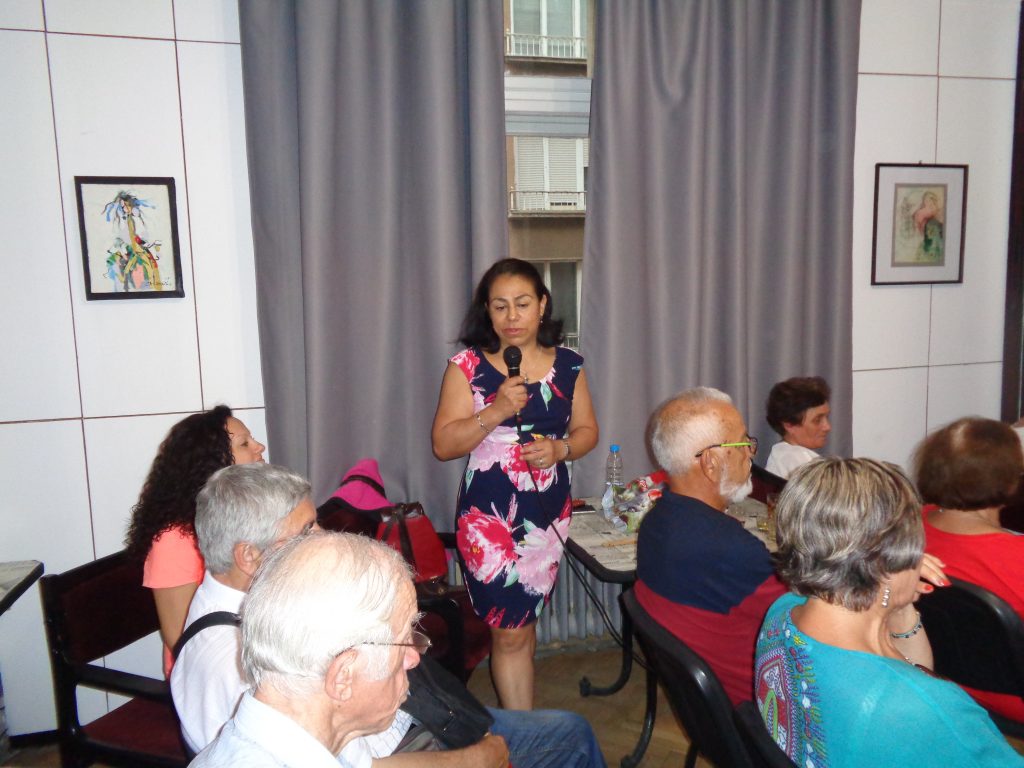 Сандра Облитас от Перу разчувства всички с благодарностите си към България. Снимка: Къдринка Къдринова