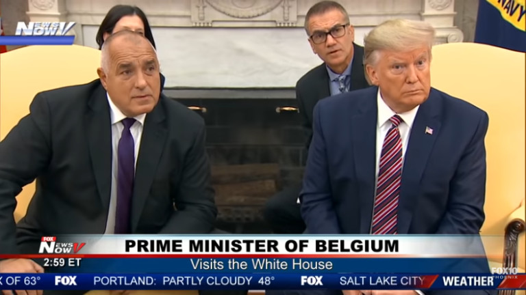 При гостуването на българския премиер Бойко Борисов при Доналд Тръмп в Белия дом през ноември 2019 г. американската телевизия FOX 10 Phoenix представи госта като премиер на Белгия