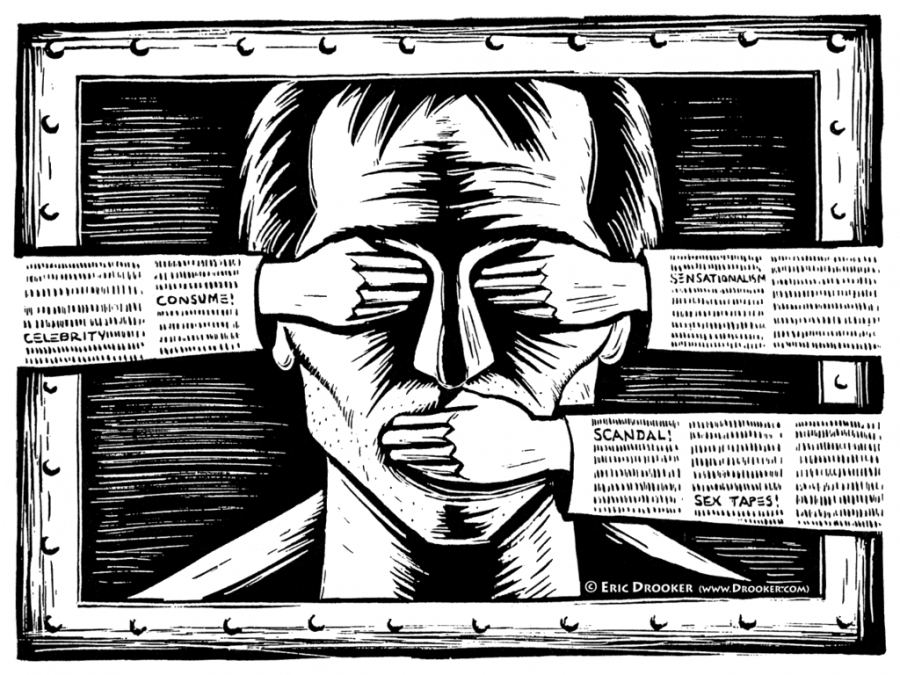 Свободата на медиите е носещ стълб на демокрацията. Илюстрация: nomada.gt
