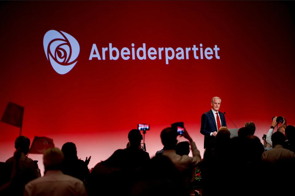 Лидерът на норвежките лейбъристи Йонас Гахр Стрьоре. Снимка: Ройтерс