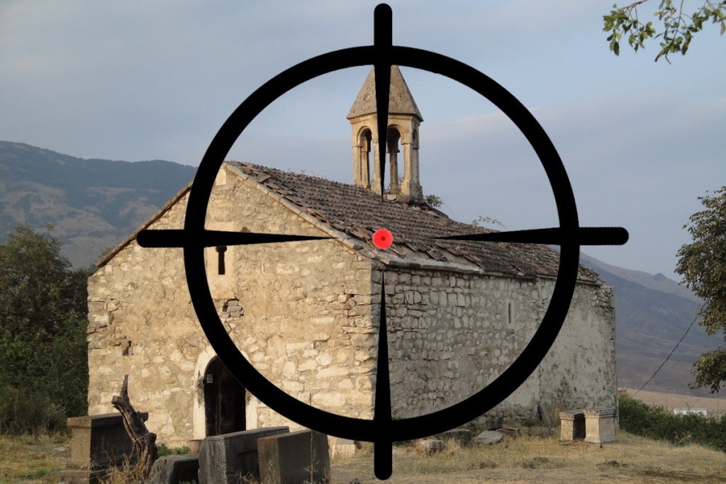 Църквата "Белият кръст" в района на Хадрут в Нагорни Карабах (Арцах) е един от културните обекти, които са под постоянна заплаха от азербайджанската диктатура.