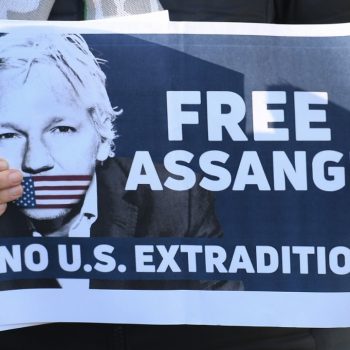 Исканията за освобождаване на Джулиан Асанж се ширят по цял свят. Снимка: ifj.org