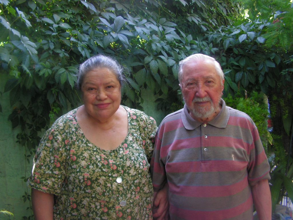 Лили и Луис Корвалан в дома им в Сантяго, 2005 г. Снимка: Къдринка Къдринова