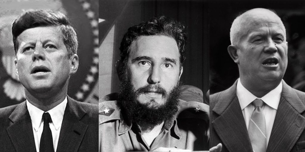 Ядрените САЩ и СССР в лицето на Джон Кенеди и Никита Хручшов нагнетяват около Куба най-опасната ракетна криза за онова време, а после я решават, без питат за нищо Фидел Кастро