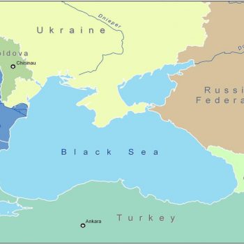 Такава е картата на Европейската комисия за Черноморския регион. Но заради очертанията на някои граници вече тече ожесточена война и последиците ѝ ще са дълготрайни.