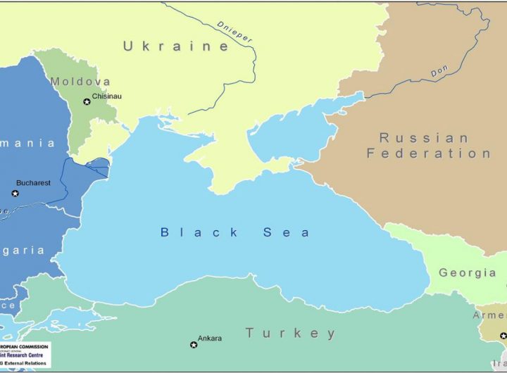 Такава е картата на Европейската комисия за Черноморския регион. Но заради очертанията на някои граници вече тече ожесточена война и последиците ѝ ще са дълготрайни.