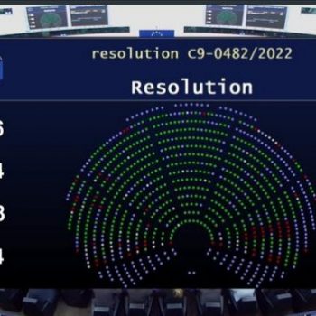 Резултатите от гласуваната в Европарламента резолюция, обявяваща Русия за страна, подкрепяща тероризма