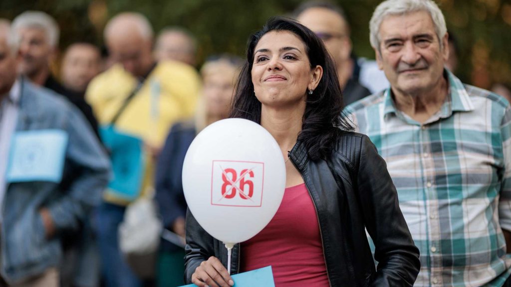 Номерът на бюлетината на Ваня Григорова в изборите за кмет на София е 86. Снимка: vanyagrigorova.eu