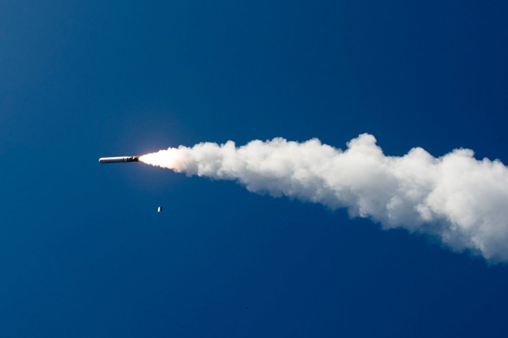 Ракета "Томахоук" в полет. Снимка: news.usni.org