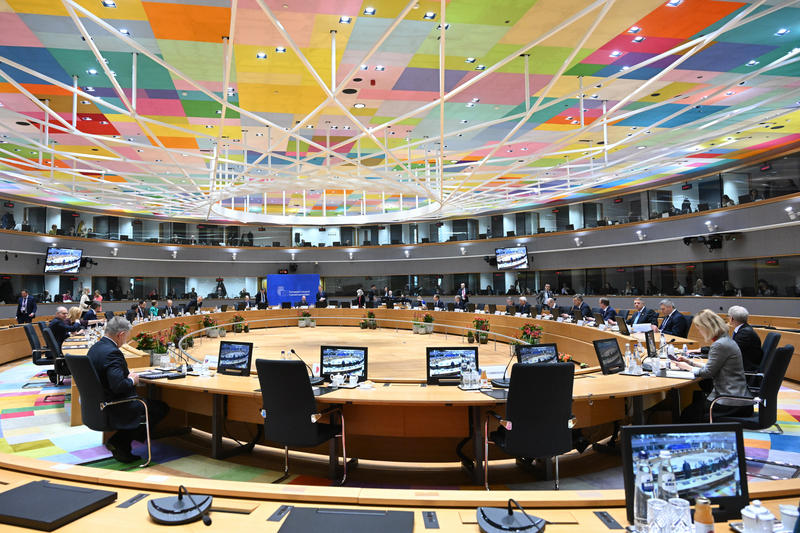 По време на последния Европейски съвет в Брюксел на 1 февруари 2024 г. Снимка: newsroom.consilium.europa.eu