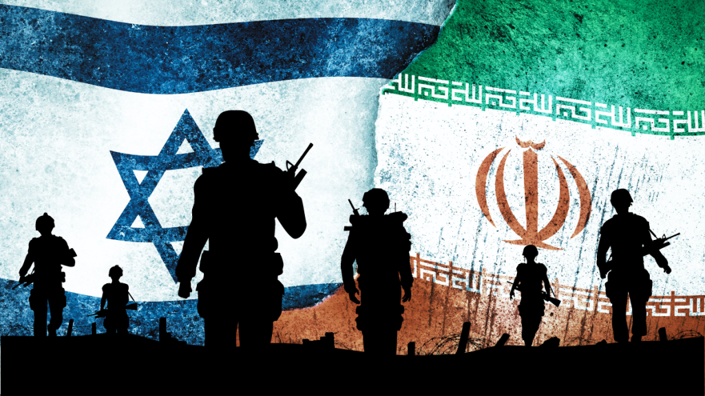 Каква история стои зад сегашната пряка военна конфронтация между Израел и Иран? Илюстрация: BizNews.com