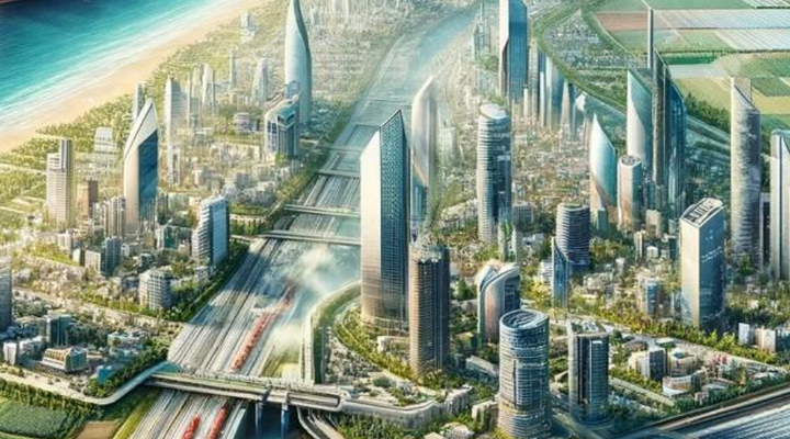 Тази илюстрация показва визията на фондацията GREAT (Gaza Reconstitution, Economic Acceleration, and Transformation) за Газа, изчистена от палестинци и под контрола на САЩ.