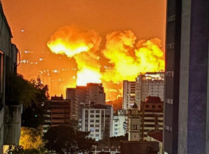 Венецуелската столица Каракас и още три щата в страната бяха подложени на бомбардировки от САЩ в нощта срещу 3 януари. Снимка: VTV