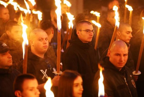 Момент от поредно шествие в София на Луков марш